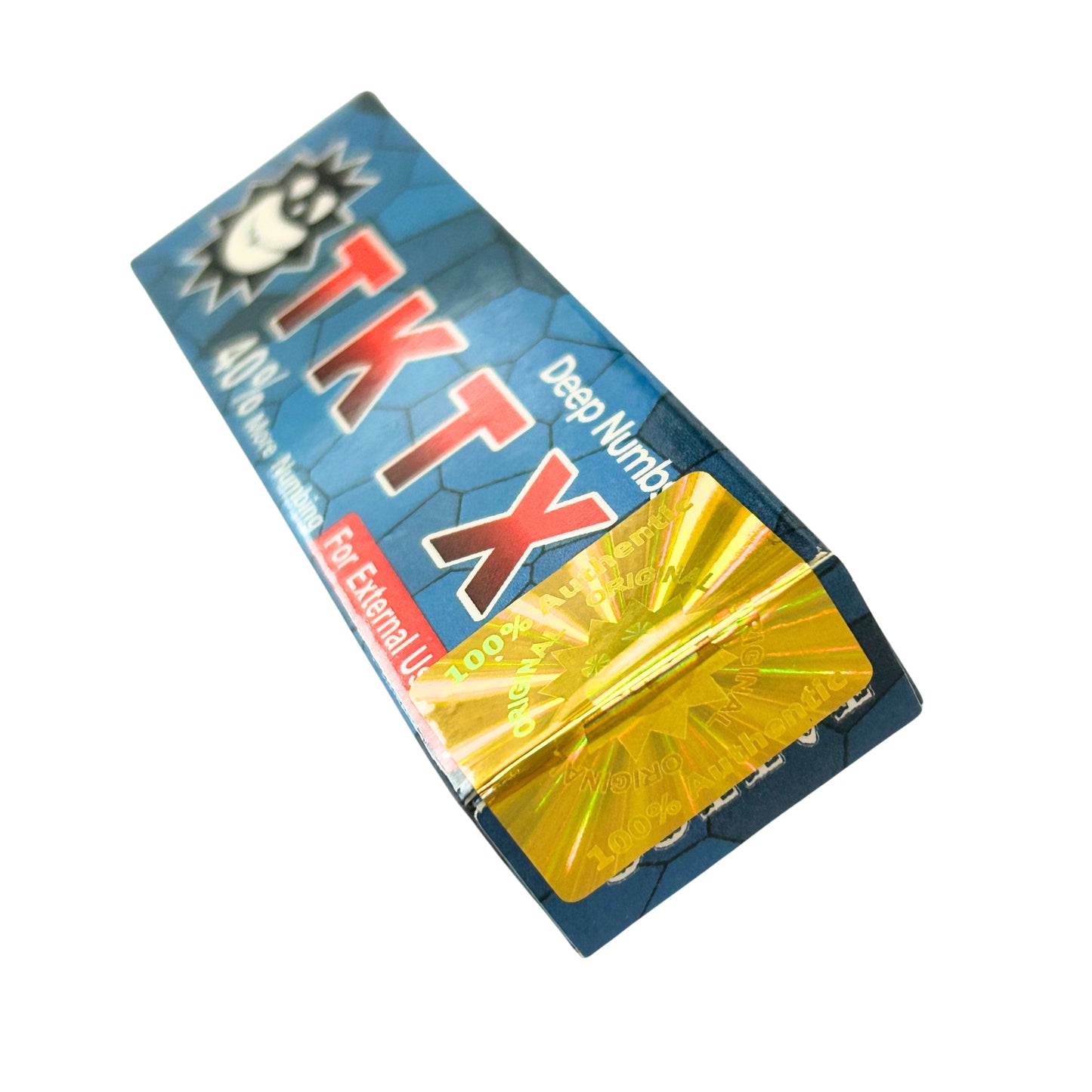 blue tktx cream sticker
